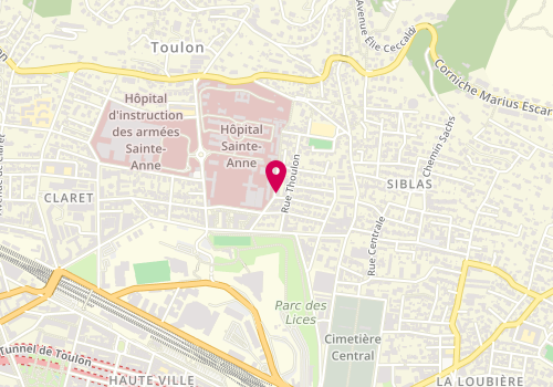 Plan de Bbg ARCHITECTES, 145A Rue Alexandre Borelly, 83000 Toulon