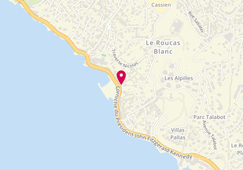 Plan de 331 Corniche Architectes, 331 corniche Président John Fitzgerald Kennedy, 13007 Marseille