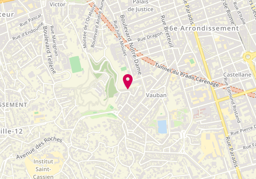 Plan de Agence AT, 48 Notre Dame, 13006 Marseille