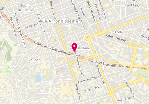 Plan de Alliance B.T.P, 88 Rue Edmond Rostand, 13006 Marseille