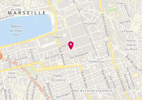 Plan de Anne Lévy, 29 Rue Lulli, 13001 Marseille