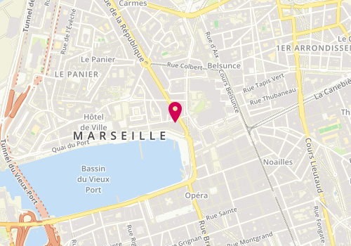 Plan de Agence Zakarian Navelet, 5 Rue de la République, 13002 Marseille