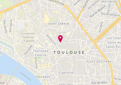 Plan de AFONSO Cyrille, 14 Rue du Taur, 31000 Toulouse