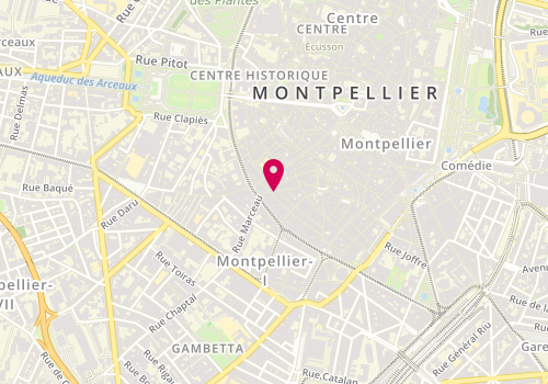Plan de Apache Architectes, 21 Rue des Balances, 34000 Montpellier
