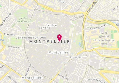 Plan de Atelier AJA, 30 Rue de l'Aiguillerie, 34000 Montpellier