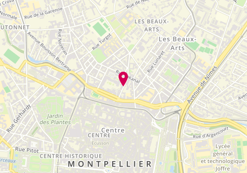 Plan de Alagheband'And Partner'S Studio d'Archit, 10 Rue Ferdinand Fabre, 34000 Montpellier