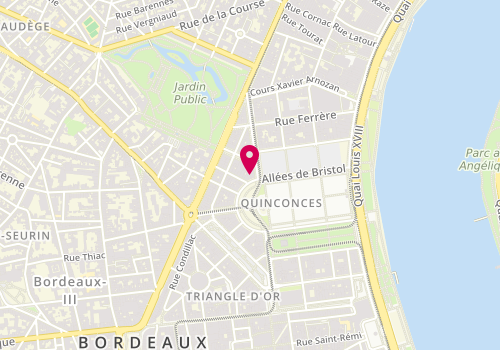 Plan de Agence Architecture Ferron & Monnereau, 18 place des Quinconces, 33000 Bordeaux
