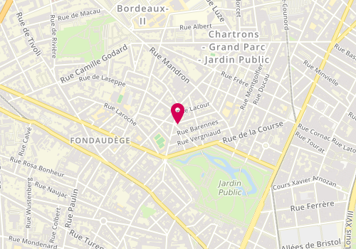 Plan de Christophe Blamm Architecte, 29 Rue d'Anjou, 33000 Bordeaux
