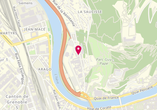 Plan de Atelier Métis Architectes, 55 Route de Lyon, 38000 Grenoble
