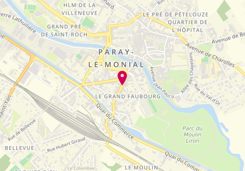 Plan de A DEUX Architectes, 11 Rue de la République, 71600 Paray-le-Monial
