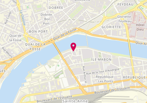 Plan de Agence Bohuon-Bertic Architectes, 7 Rue Louise Weiss, 44000 Nantes