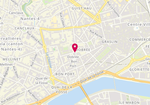 Plan de Archi & Partners International, 7 Rue de la Rosière d'Artois, 44100 Nantes