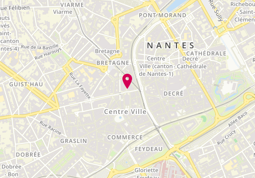 Plan de Agence Bureau Gimbert Comy - Nantes, 2 Rue Cacault, 44000 Nantes