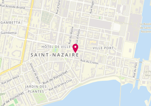 Plan de 9005 Architectes, 8 Bis Rue d'Anjou, 44600 Saint-Nazaire