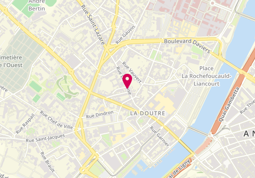 Plan de Architecte Yves HUBERT, 33 Rue Lionnaise, 49100 Angers