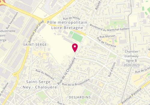 Plan de ABR Architectes, 145 Rue de la Chalouère, 49100 Angers