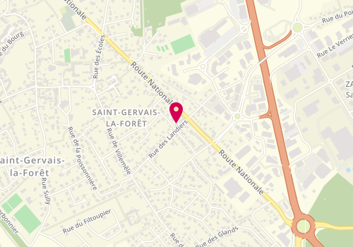 Plan de Agence Architect Christian Bour-esquis, 1 Rue des Landiers, 41350 Saint-Gervais-la-Forêt