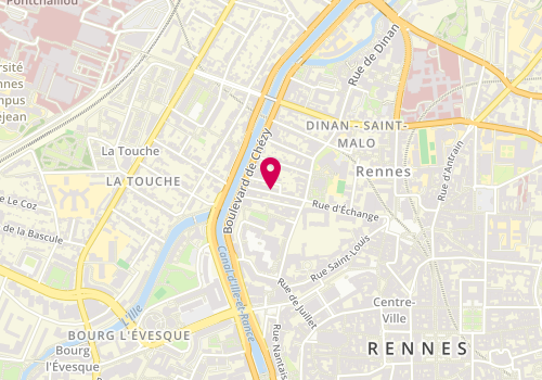 Plan de Atelier Dupriez, 28 Rue d'Échange, 35000 Rennes