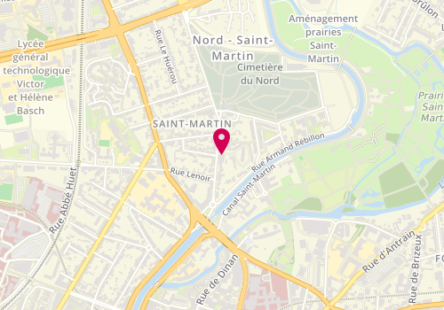 Plan de 19 Degrés, 14 Ter avenue Gros Malhon, 35000 Rennes