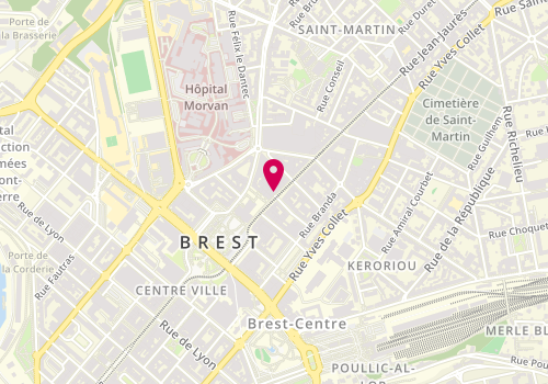 Plan de ADEUPa | Agence d'Urbanisme de Brest-Bretagne, 18 Rue Jean Jaurès, 29200 Brest