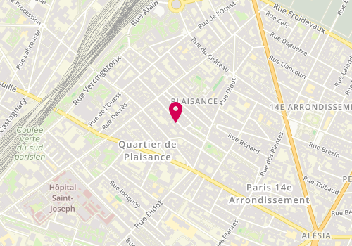 Plan de A L S Architecture, 20 Rue Boyer-Barret, 75014 Paris