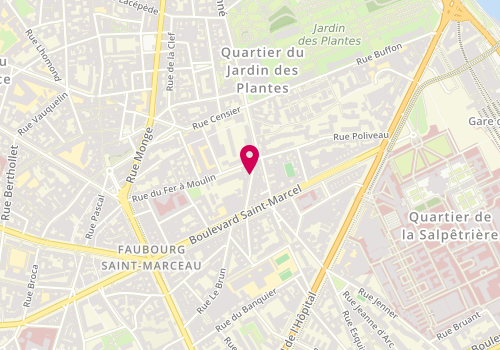 Plan de 7e-Ciel, 4 Rue des Fossés Saint-Marcel, 75005 Paris