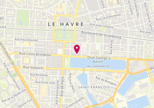 Plan de ATAUB Architectes - le Havre, 13 Quai George V, 76600 Le Havre