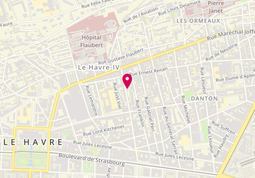 Plan de SCHIELLEIN Philippe Christian Claude, 62 Rue Jean Baptiste Eyriès, 76600 Le Havre