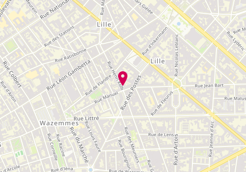 Plan de Atelier Vpa, 65 Rue Henri Kolb, 59000 Lille